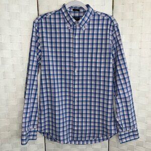 J Crew Mens Slim Flex Washed Button Down Shirt Size Medium Easter Pastel Classic